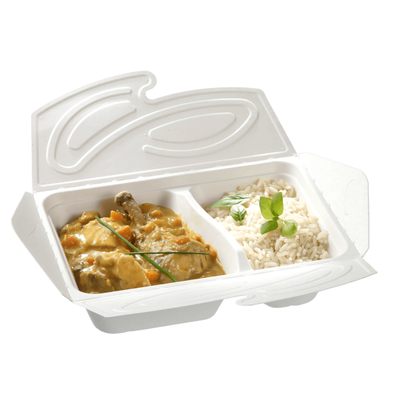 Vaschetta Quantum con chiusura incrociata 300+465 ml