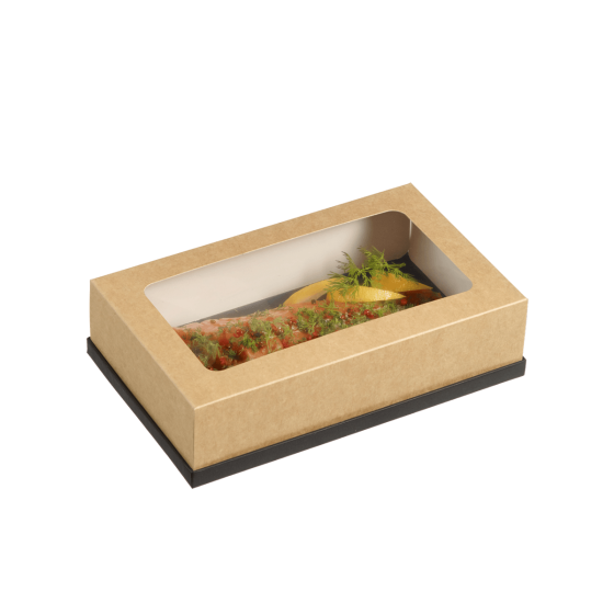 Plateau Fenix noir mat 265x159 mm (1/4 GN)