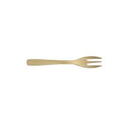 Forchetta in bambù a 3 denti da 100 mm