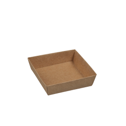 Barquette Quartz carton avec lamination 90x90 mm