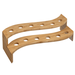 Espositore in bambù per 12 coni