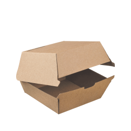 Scatola per hamburger Ecokraft da 115x115x70 mm