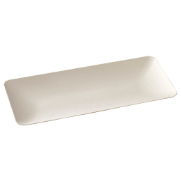 Piatto Imagine in polpa di canna da 200 x 90 x 15 mm