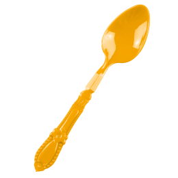 Mini cuillère Baroque orange PS - 12 paquets de 25