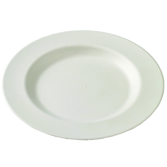 Assiette pulpe de canne premium Ø270 mm