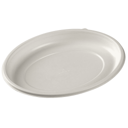 Assiette Galaxie ovale 220x160x22 blanche