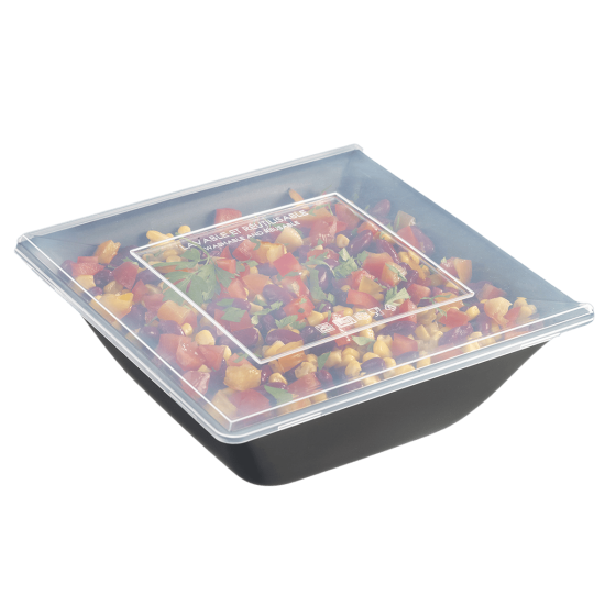 Couvercle PP pour saladier Fluid' PP 2500 ml