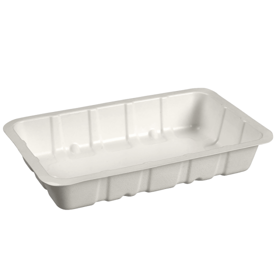 Vaschetta GN1/4 in polpa di canna da 1.400 ml