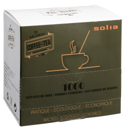 Bar spoon in legno in scatola dispenser da 110 mm