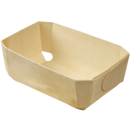 Barquette Paneton bois 75x35x25 mm