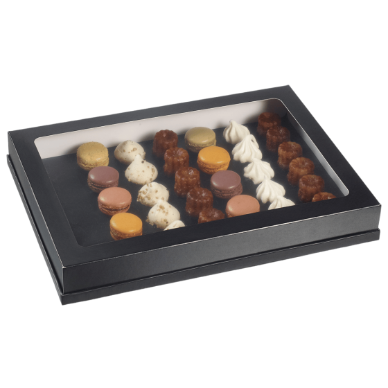 Vassoio Fenix nero opaco laminato 380x275 mm (Atlas 1/1)