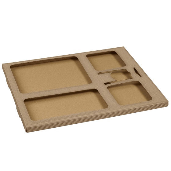 Supporto Polaris con 4 scomparti per stoviglie Kanopée