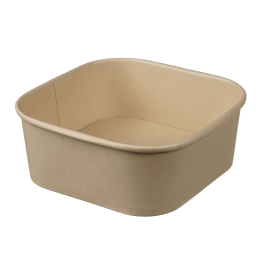 Barquette Lingot fibre de bambou 1500 ml