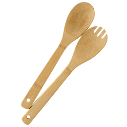 Posate da portata in bambù