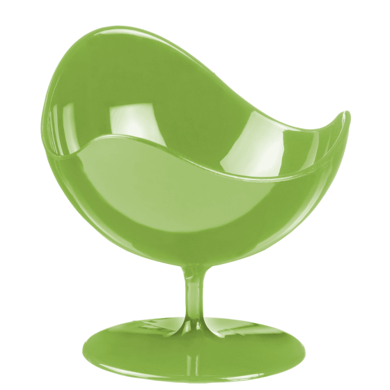 Vasetto Ball Chair verde PS 50 ml - 5 pacchi da 2