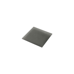 Piatto Fluid' grigio 200x200 mm