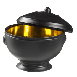 Zuppiera Eskoffié nero/oro da 60 ml