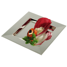 Piatto Diamant argentato 225x225 mm