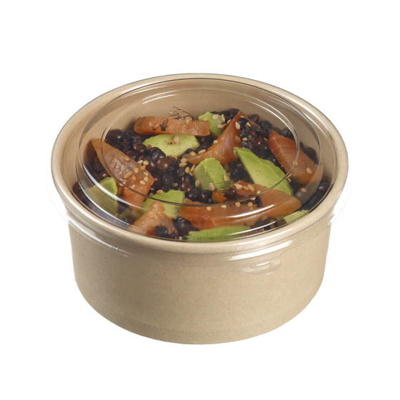 Saladier rond fibre de bambou 360 ml