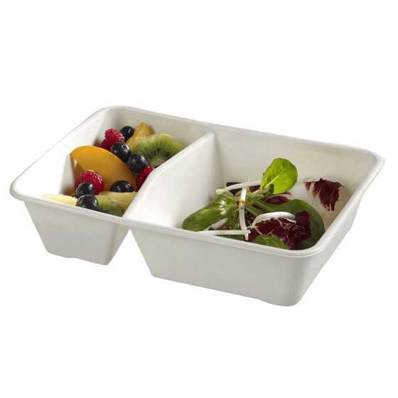 Vaschetta Quantum con 2 scomparti da 900 + 450 ml