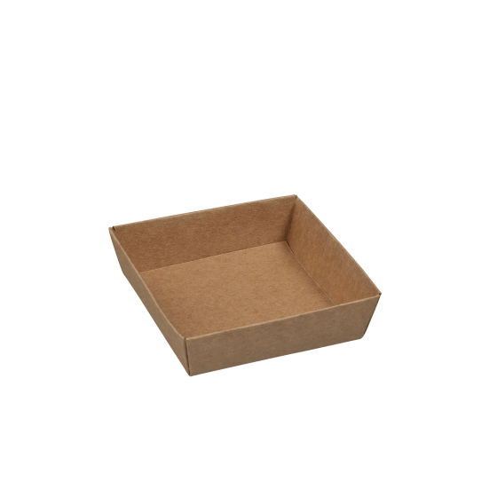 Barquette Quartz carton avec lamination 90x90 mm