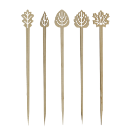 Stecchino Foglie - 5 modelli - 100 mm