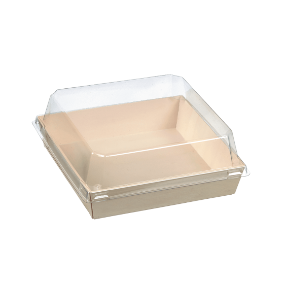 Vaschetta in legno laminato e coperchio da 500 ml