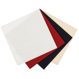 Serviette noire voie sèche AIRLAID 55g/m² 400x400 mm