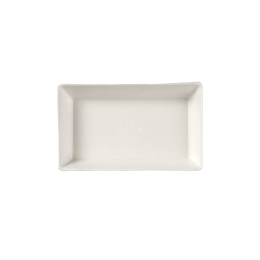 Assiette Quartz pulpe de canne avec lamination 100x60 mm