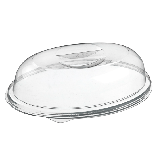 Coperchio in RPET per piatto Galaxie in PP 117x72 mm