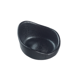 Verrine Pasta Tortellini céramique noire 14 ml