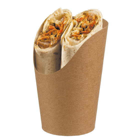 Contenitore Piadina Wrap Ecokraft A120 Ø80 mm