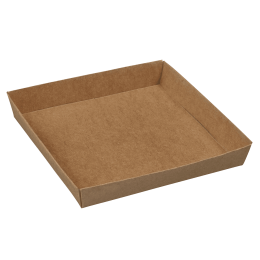 Barquette Quartz carton avec lamination 160x160 mm