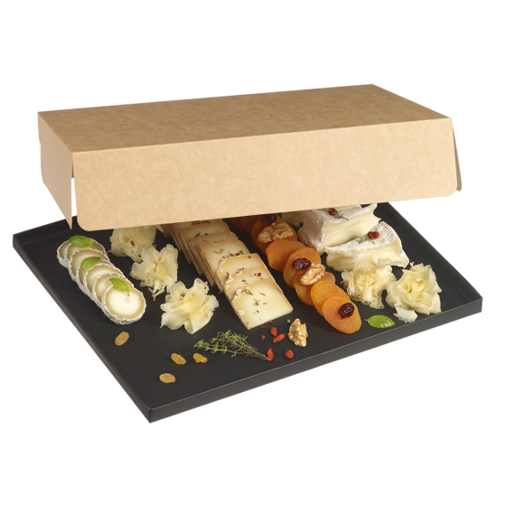 Plateau Fenix noir mat 325x265 mm (1/2 GN)