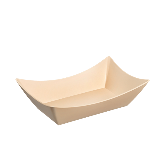 Vaschetta Snacking LOOP in PP beige chiaro 500 ml