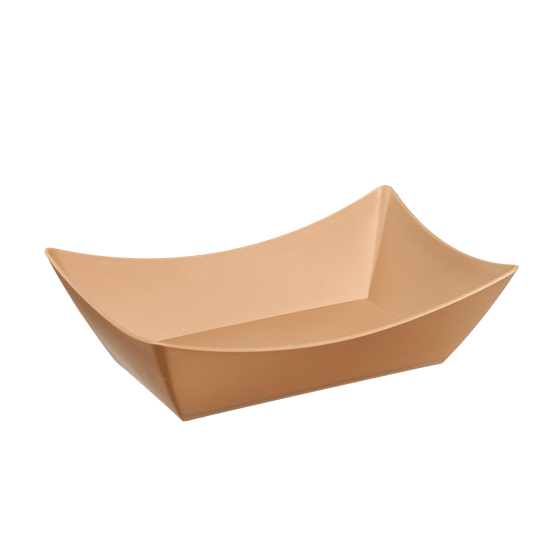 Vaschetta Snacking LOOP in PP beige scuro 700 ml