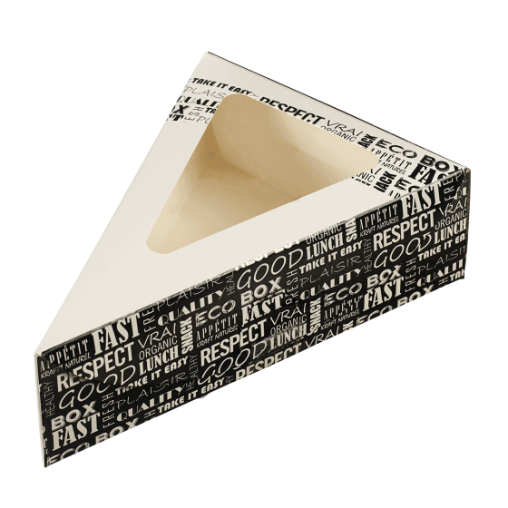 Boîte portion tarte District 155x110x45 mm