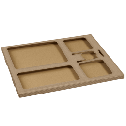 Supporto Polaris con 4 scomparti per stoviglie Kanopée