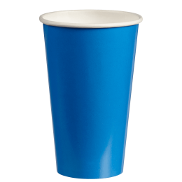 Gobelet carton bleu 500 ml