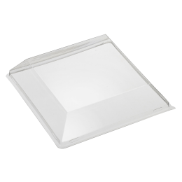Coperchio PET per piatto Fluid da 160 x 160 mm