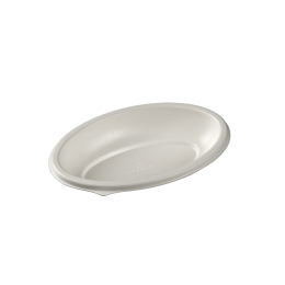 Piatto Galaxie ovale da 131 x 86 x 22 mm bianco