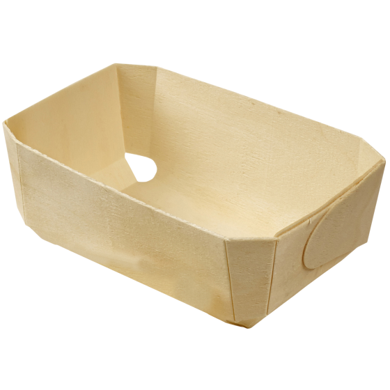 Barquette Paneton bois 75x35x25 mm