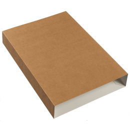 Fourreau carton 346x237x48 mm pour plateau bois