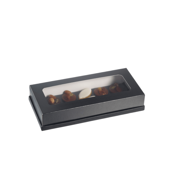 Plateau Fenix noir mat laminé 275x126 mm (Atlas 1/3)