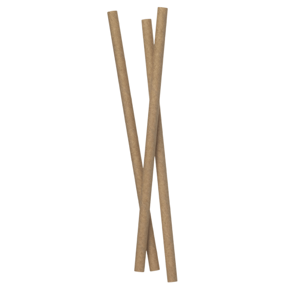 Cannuccia di carta rigida Cocorico'Straw 205 mm Ø8 mm