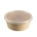 Saladier LOOP avec couvercle PP beige clair 750 ml