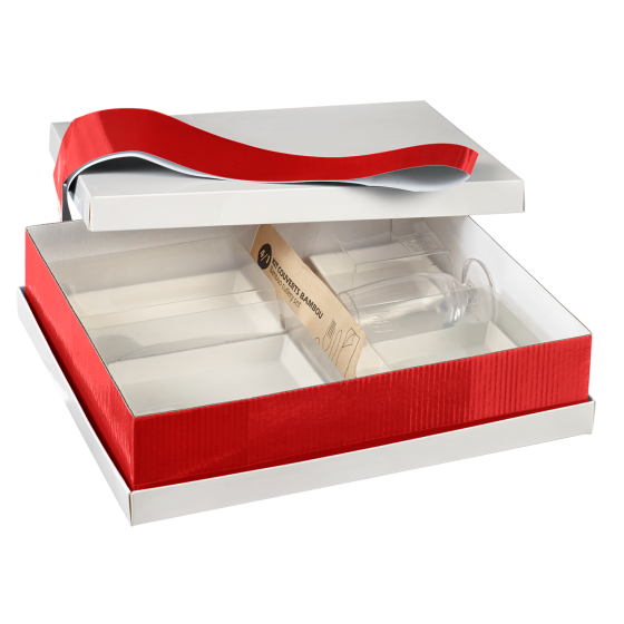 Kit plateau Reverso bandeau rouge