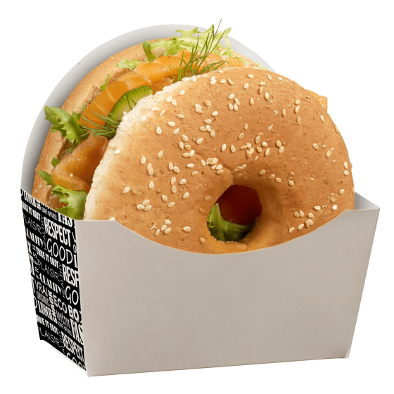 Vaschetta per bagel District da 120 x 50 x 120 mm