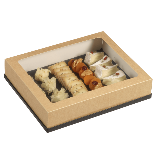 Plateau Fenix noir mat 325x265 mm (1/2 GN)