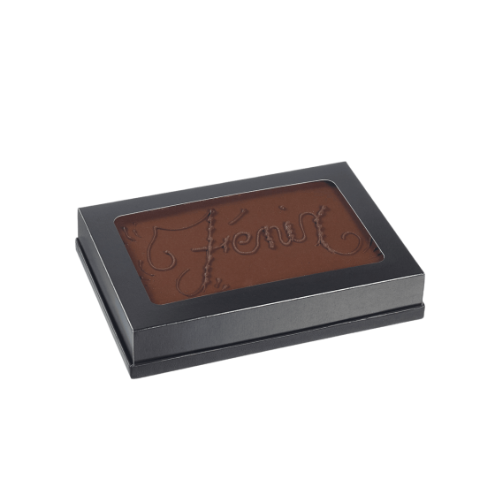 Vassoio Fenix nero opaco laminato 275x190 mm (Atlas 1/2)